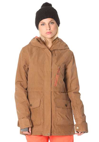 Roxy Tribe - Marrone Donna Moda Snowboard Abbigliamento (M3991)